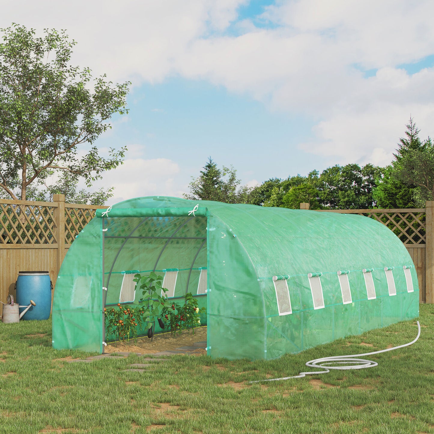 Greenhouse 26'x10'x7' Large Size Walk In Hot Green House