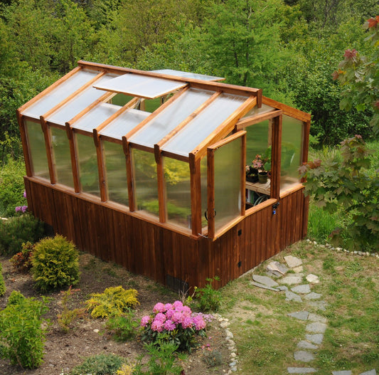 8 X 12 FT Cedar Greenhouse