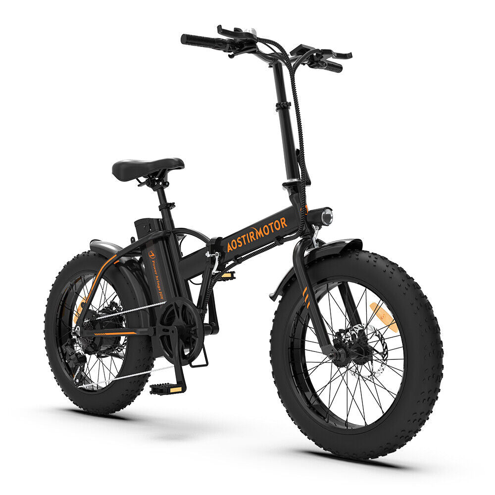 20" E-Bike 500W 36V/13A Fat Tire Electric Folding Bike City Bicycle