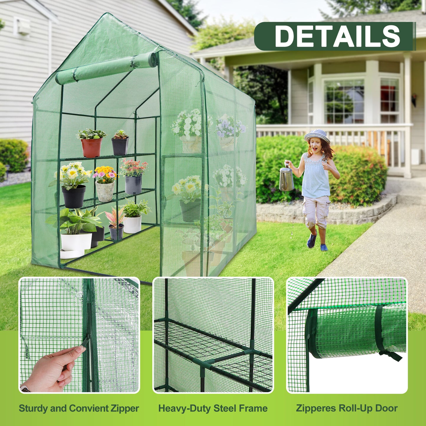 Portable Walk-in Greenhouse