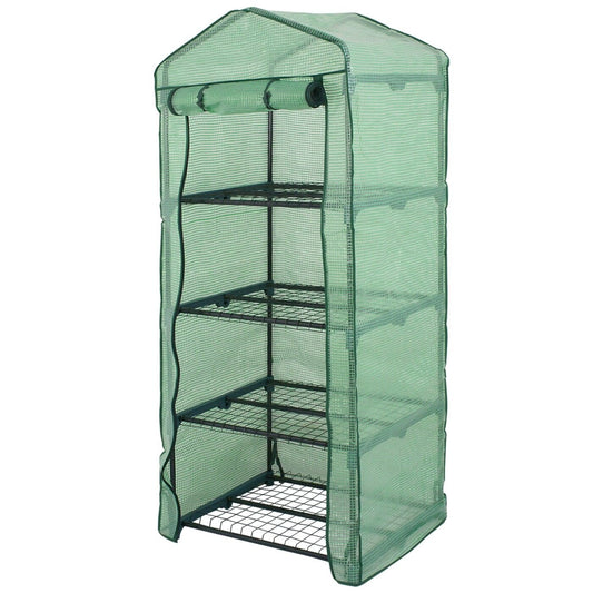 Portable Green House Gardening w/ 4 Tier PE Cover