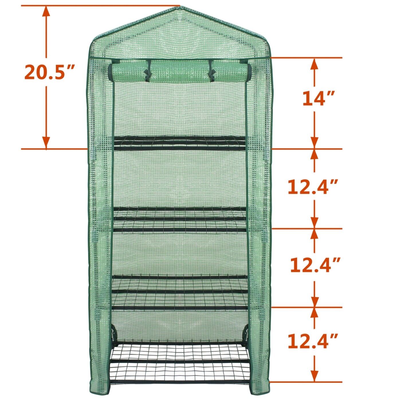 Portable Green House Gardening w/ 4 Tier PE Cover